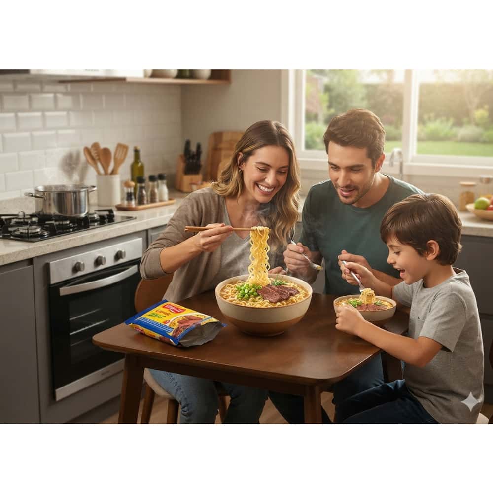 Sopa de fideos instantánea sabor a res Vitarella (74.3 g / 2.62 oz) - Miniatura 4