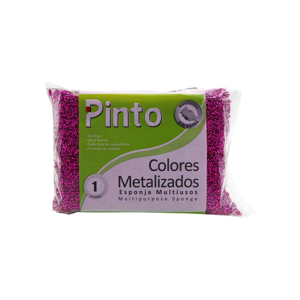 Esponja multiusos colores metalizados Pinto - Miniatura 1