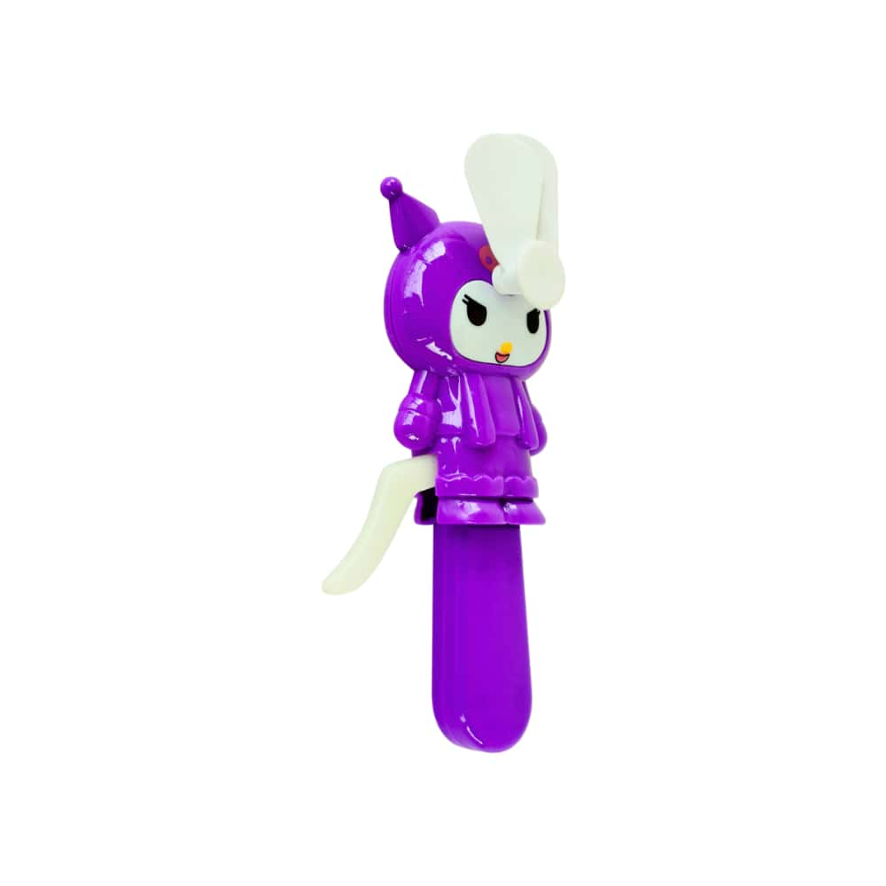 Ventilador manual portátil con diseño Kuromi Tiara - Miniatura 2