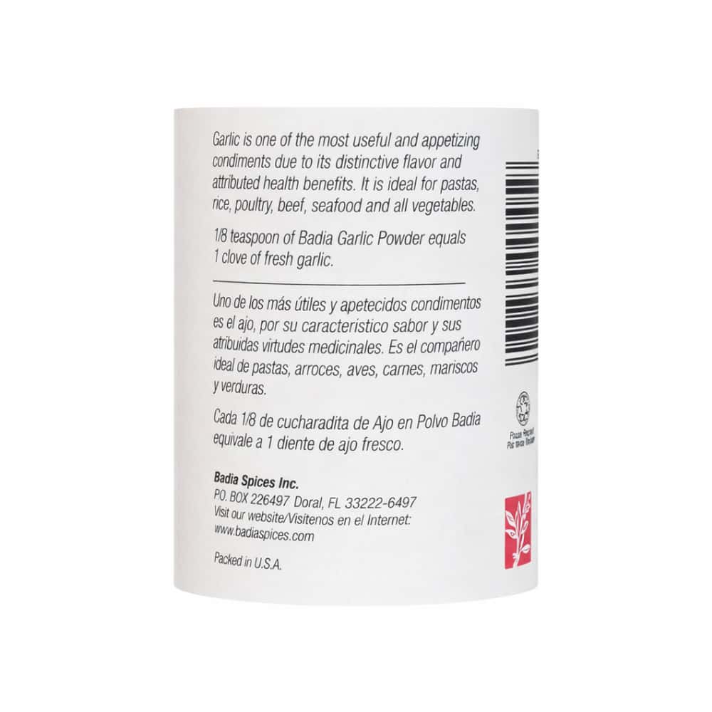Ajo en polvo Badia (85.05 g / 3 oz) - Miniatura 4
