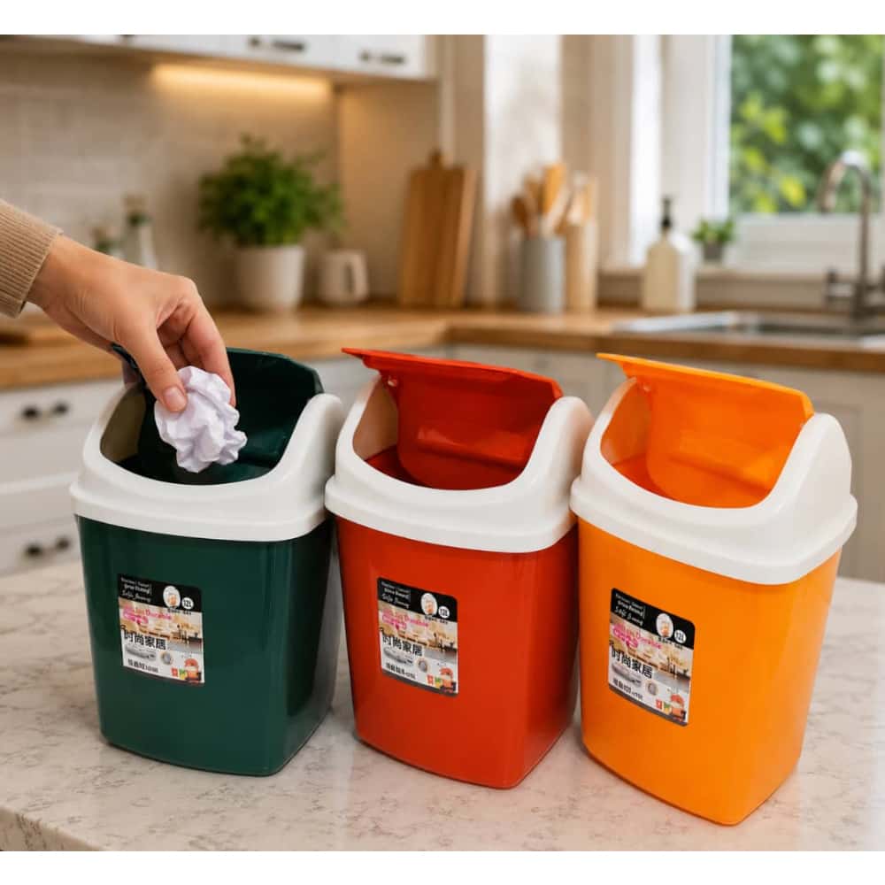 Cesto de basura naranja para meseta 12 L Yayi Camng - Miniatura 4
