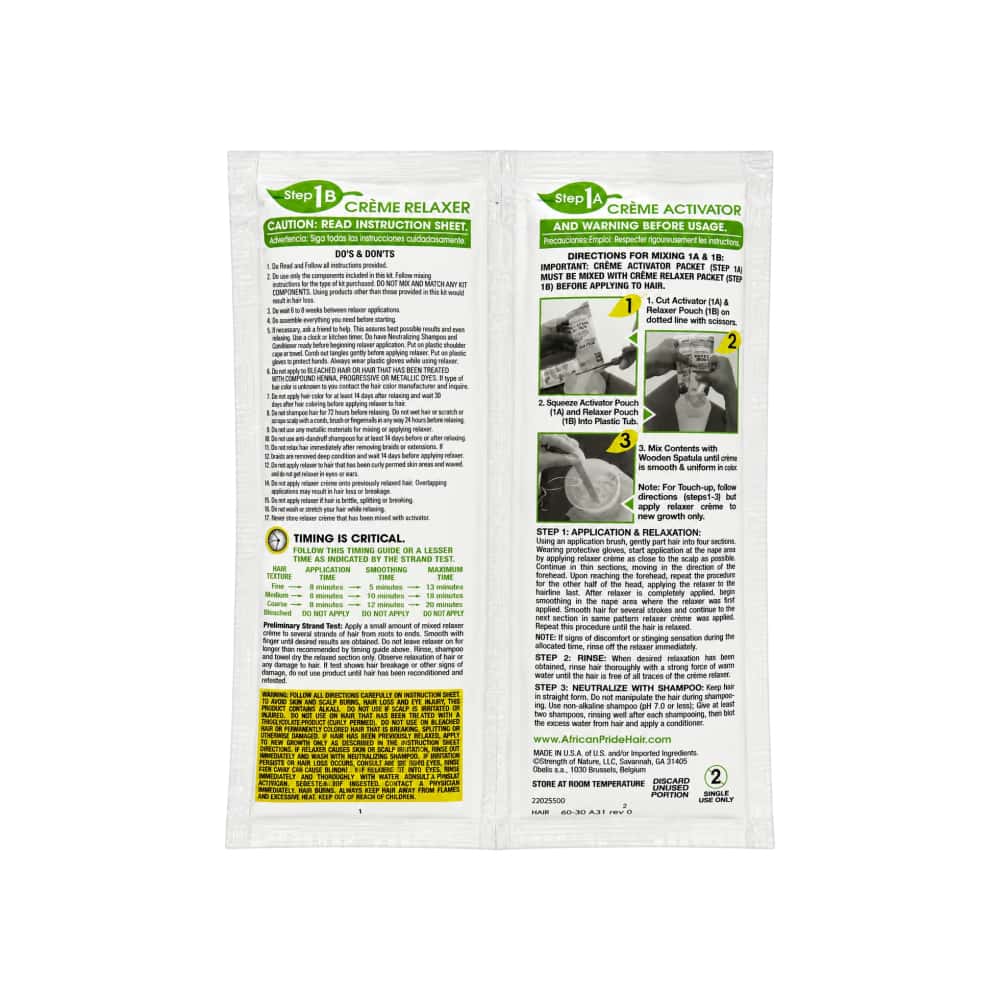 Crema desrizadora de cabello de aceite de oliva African Pride (2 x 69 g / 2.4 oz) - Miniatura 2