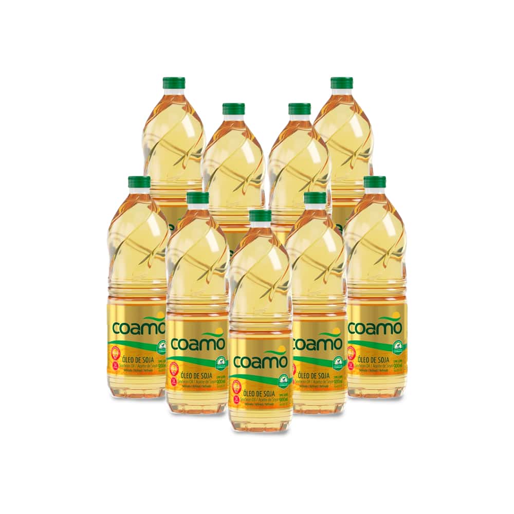 Aceite de soja refinado Coamo (9 x 900 ml) - Miniatura 1