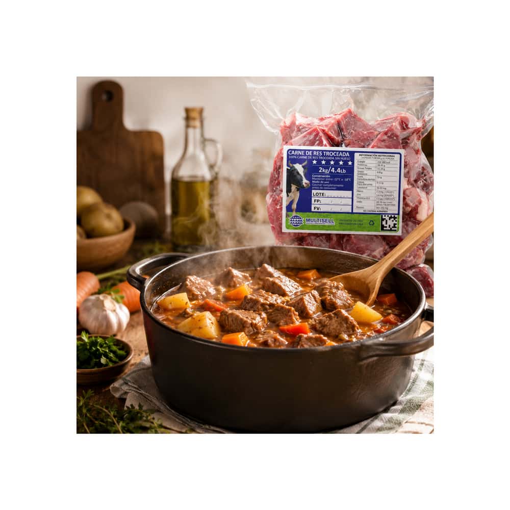 Carne de res troceada Multisell (2 kg / 4.4 lb) - Miniatura 5
