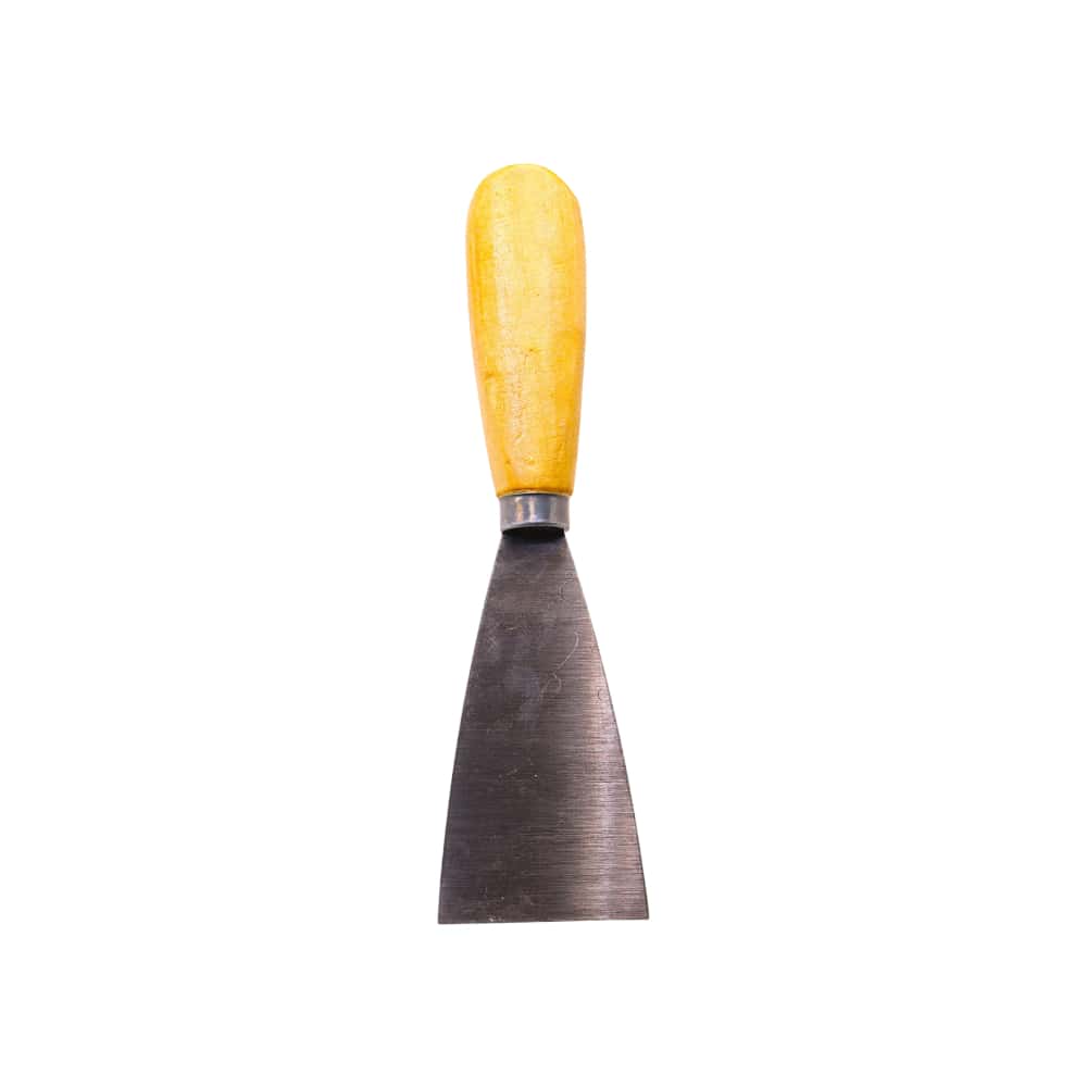 Espátula para pintura 2" de acero inoxidable con mango de madera Max Motor - Miniatura 3