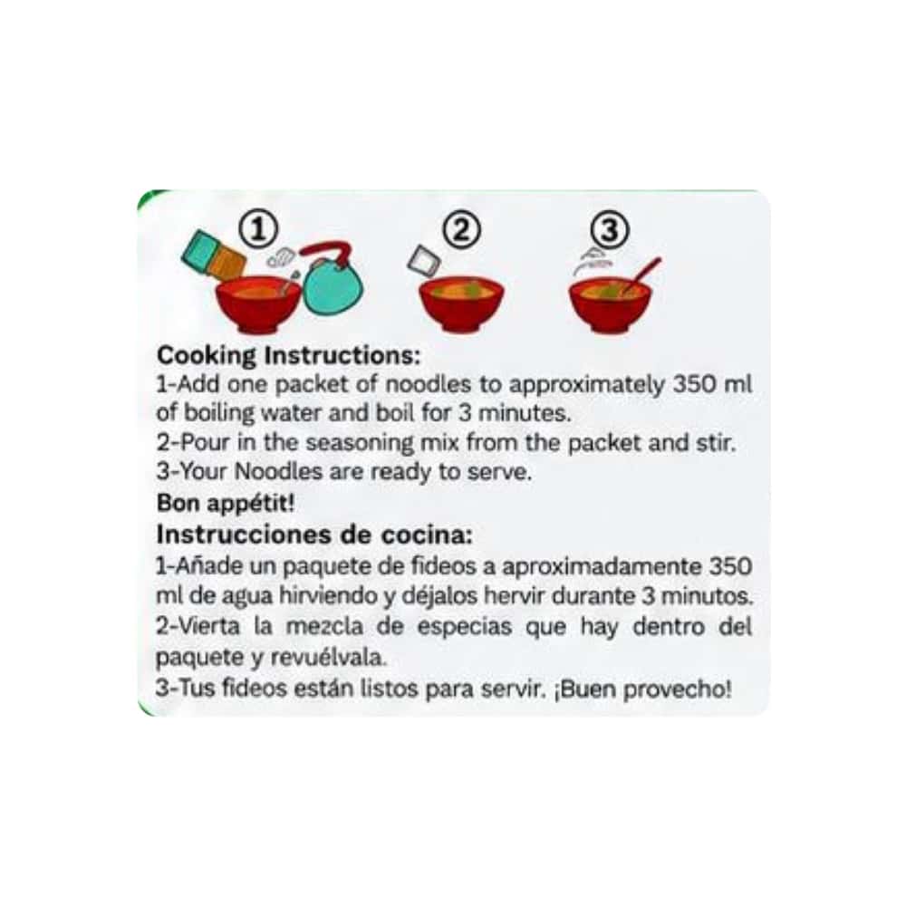 Sopa de fideos instantáneos sabor a vegetales Jolyni (85 g / 3 oz) - Miniatura 4