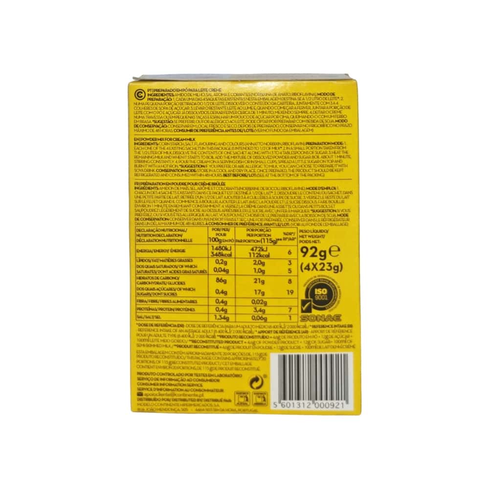 Preparado en polvo para crema de leche Continente (92 g / 3.25 oz) - Miniatura 3