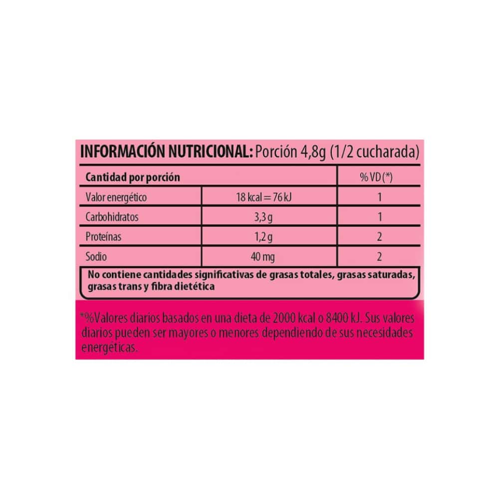 Gelatina sabor frambuesa YEYA (3 x 20 g) - Miniatura 2
