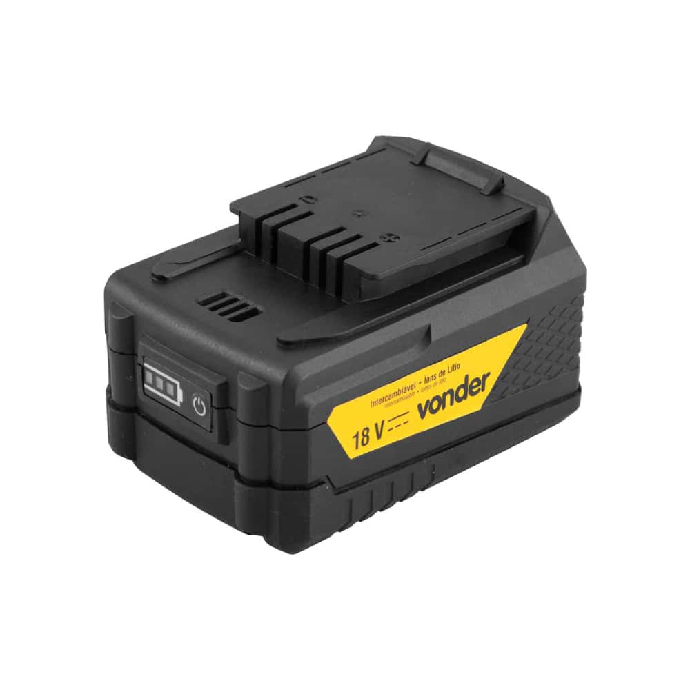 Taladro atornillador inalámbrico 3/8'' de 18 V IPFV1820 + Batería de 18 V IBV1850 + Cargador de batería rápido de 18 V ICBV1806 Vonder - Miniatura 3