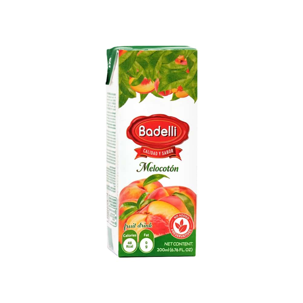 Jugo de melocotón Badelli (200 ml) - Miniatura 3
