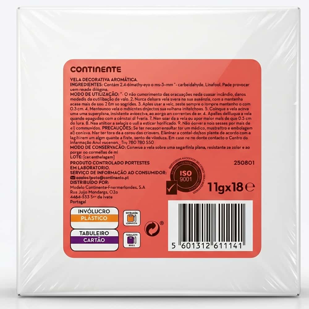 Mini velas aromáticas decorativas con aroma a frutos rojos Continente (18 x 11 g / 0.39 oz) - Miniatura 2