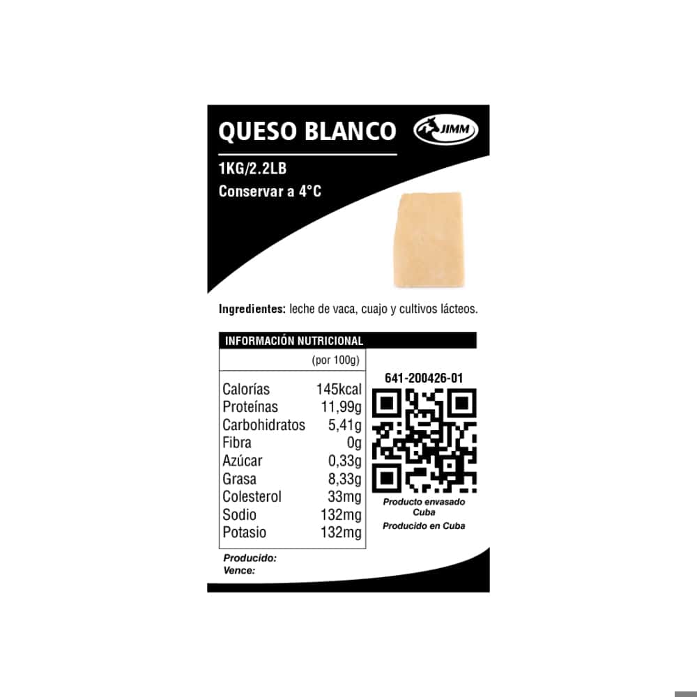 Queso blanco Jimm (1 kg / 2.2 lb) - Miniatura 2