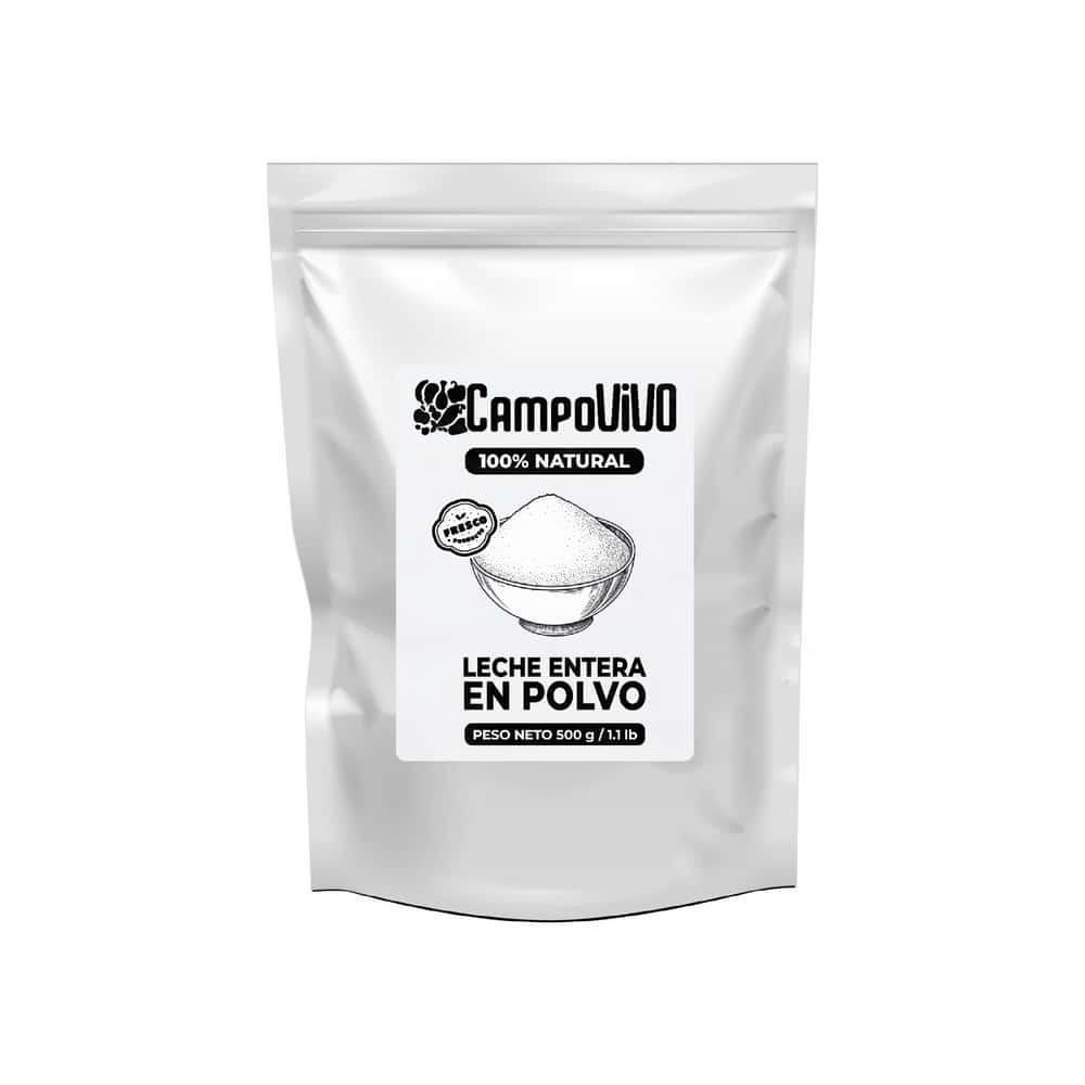 Leche entera en polvo Campo Vivo (500 g / 1.1 lb) - Miniatura 1