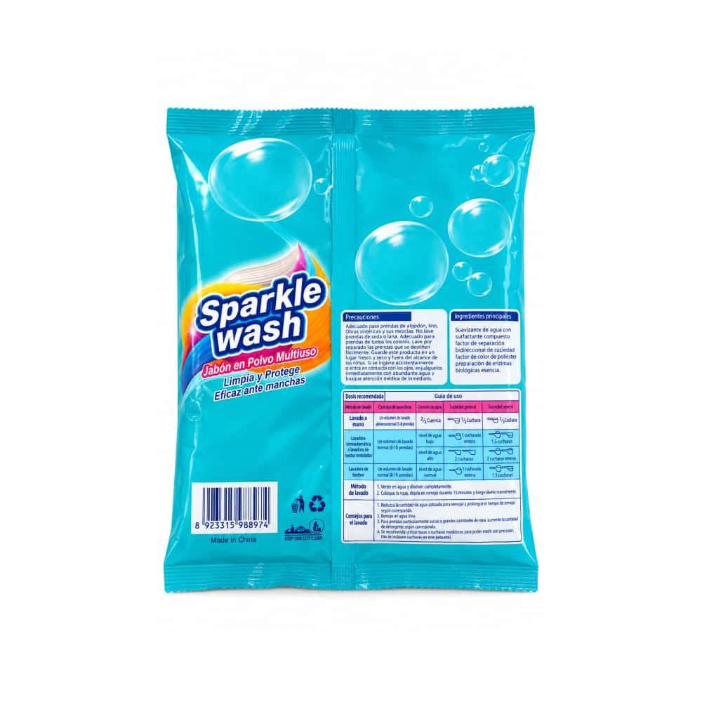 Detergente en polvo Sparkle Wash (500 g / 1.1 lb) - Miniatura 2