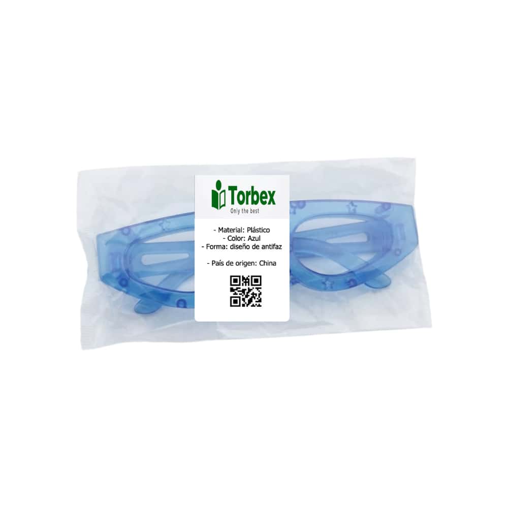 Gafa azul con luces LED Torbex - Miniatura 2