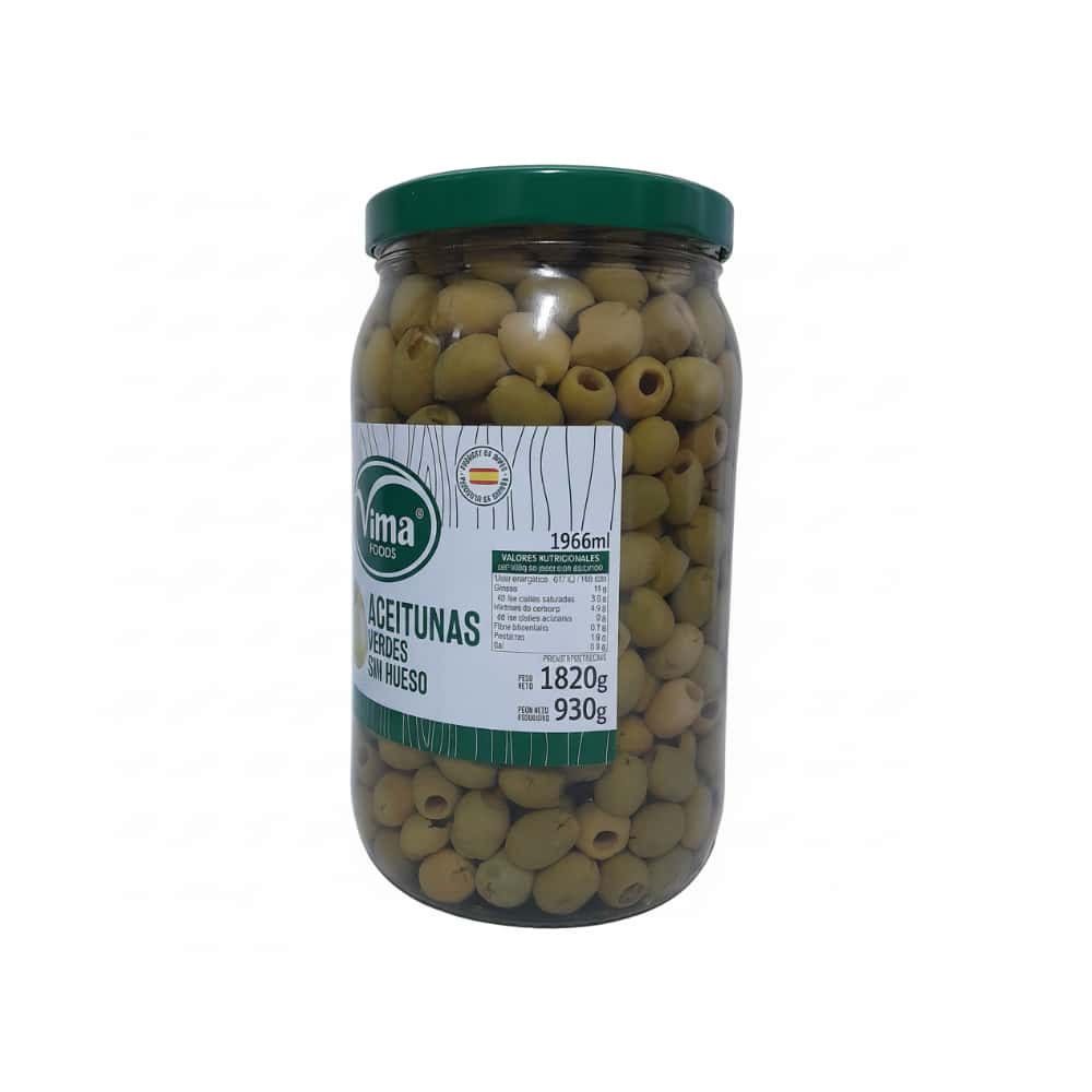Aceitunas verdes sin hueso Vima Foods (1.82 kg / 4.01 lb) - Miniatura 2