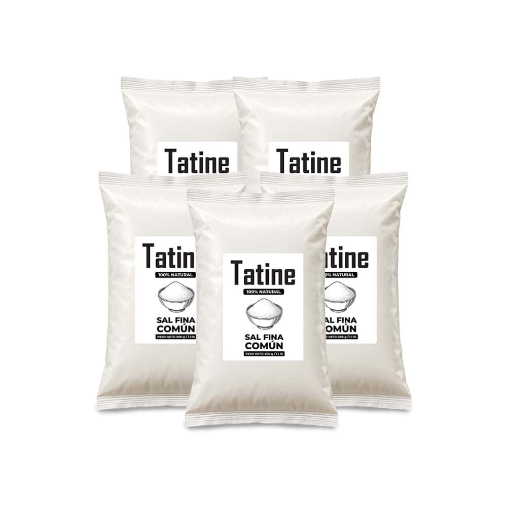 Sal fina común Tatine (5 x 500 g / 1.1 lb) - Miniatura 1