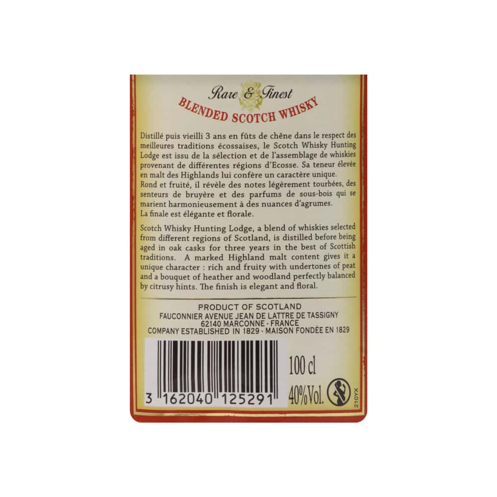 Whisky 40% vol Hunting Lodge (1 L) - Miniatura 7