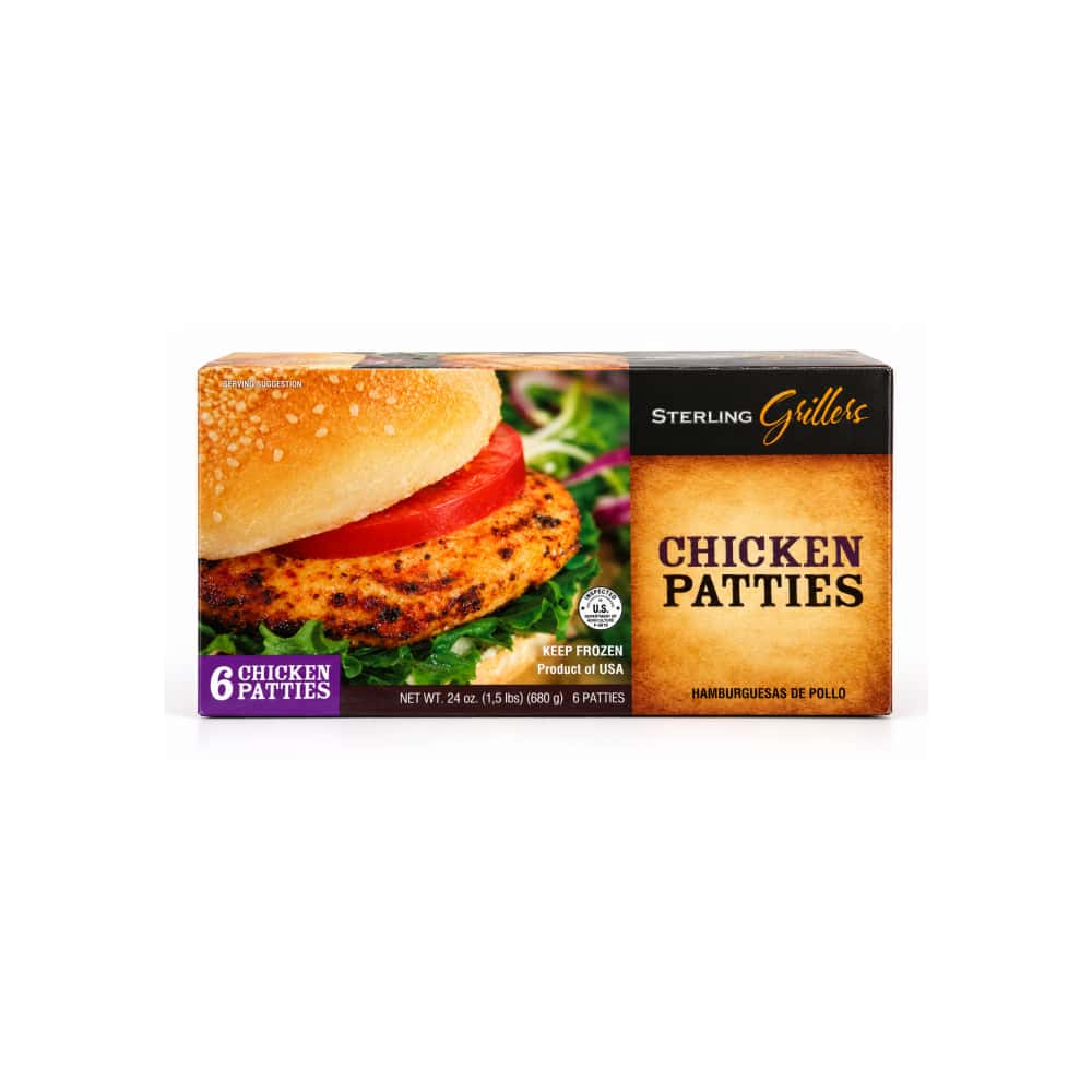 Hamburguesas de pollo Sterling Grillers (680 g / 24 oz) - Miniatura 1