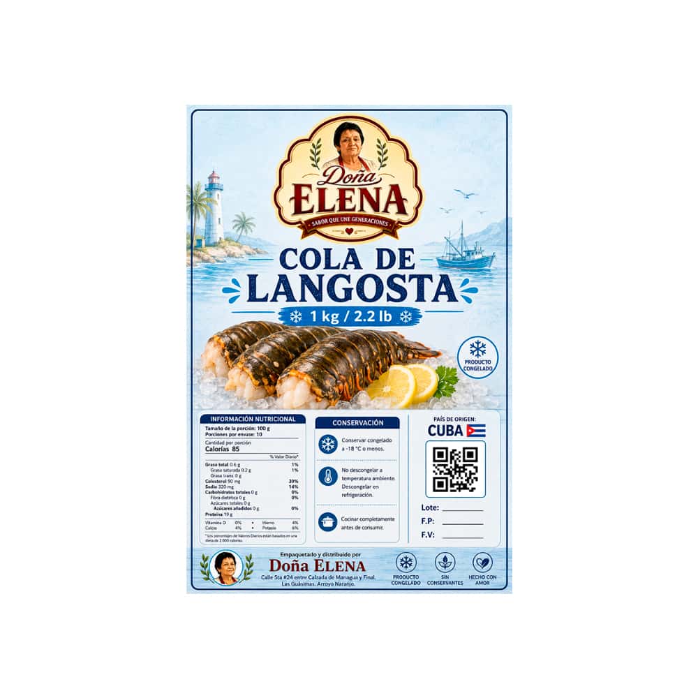 Cola de langosta Doña Elena (1 kg / 2.2 lb) - Miniatura 2