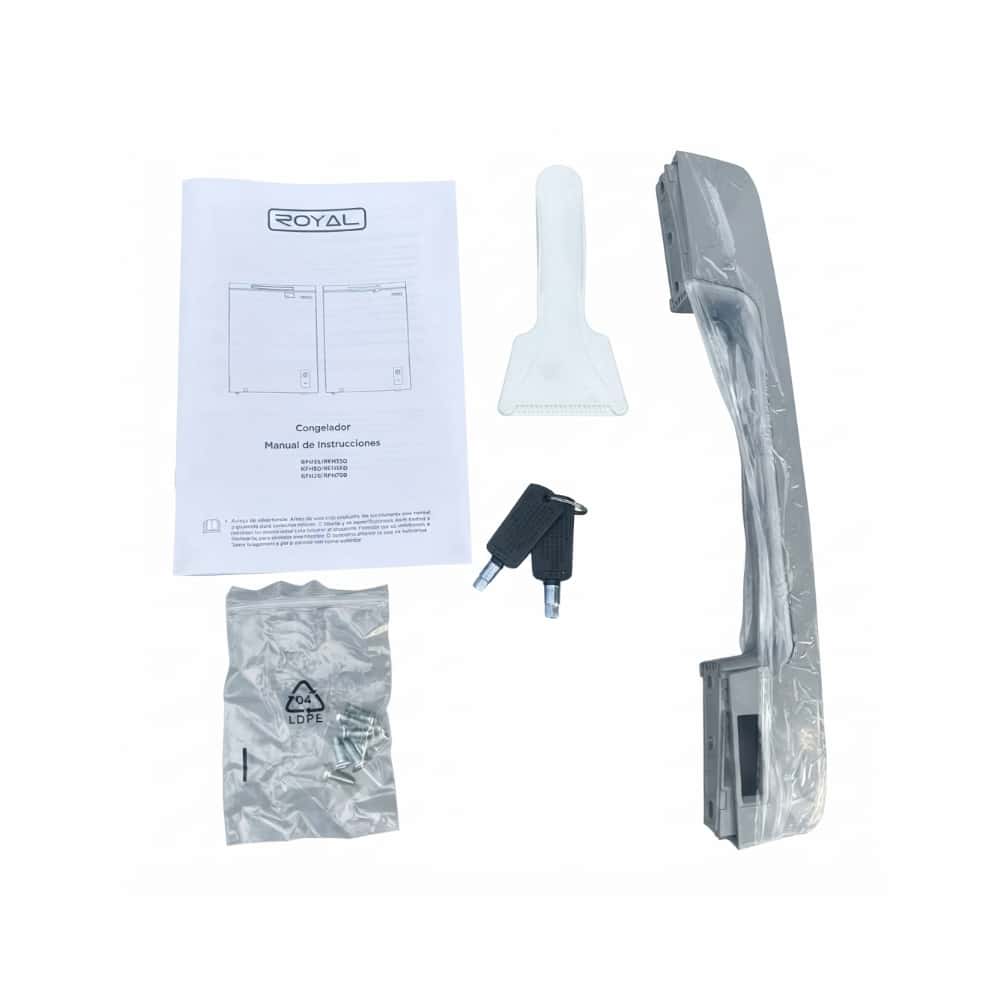 Congelador horizontal de 3.5 pies cúbicos gris Royal RFH35G - Miniatura 3