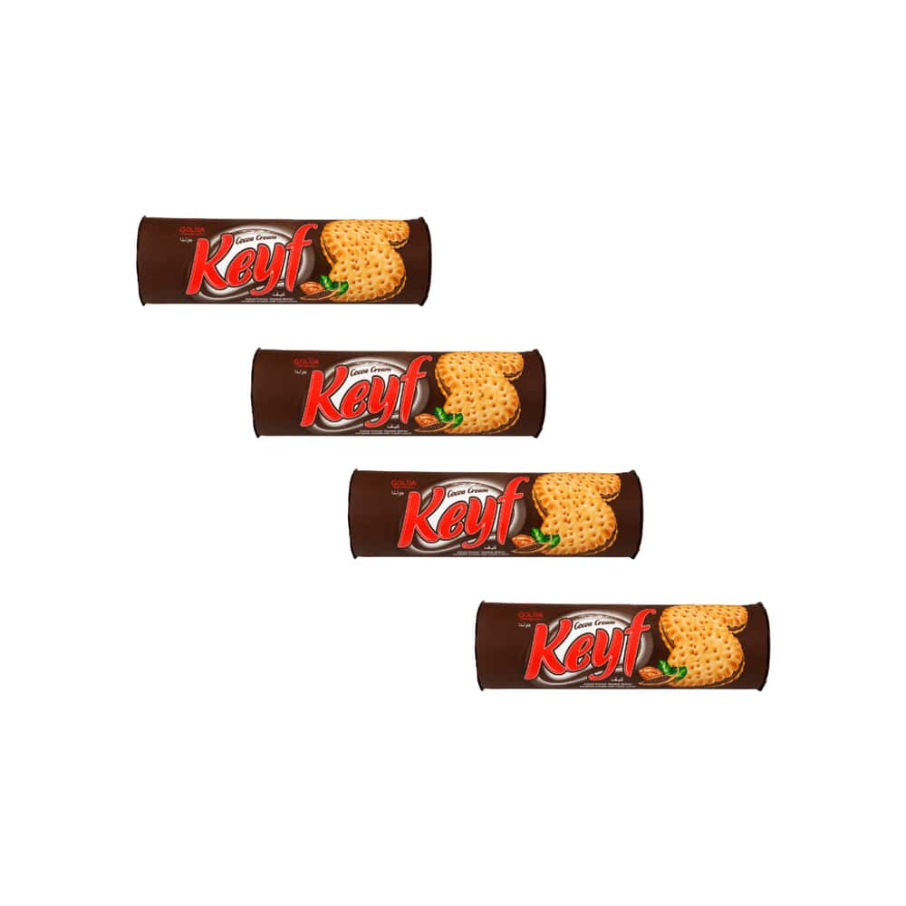 Galleta sándwich de crema de cacao Keyf Golda (4 X 140 g / 4.94 oz) - Miniatura 1