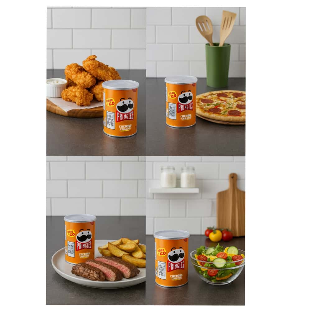 Papas fritas sabor queso cheddar Pringles (40 g / 1.41 oz) - Miniatura 3