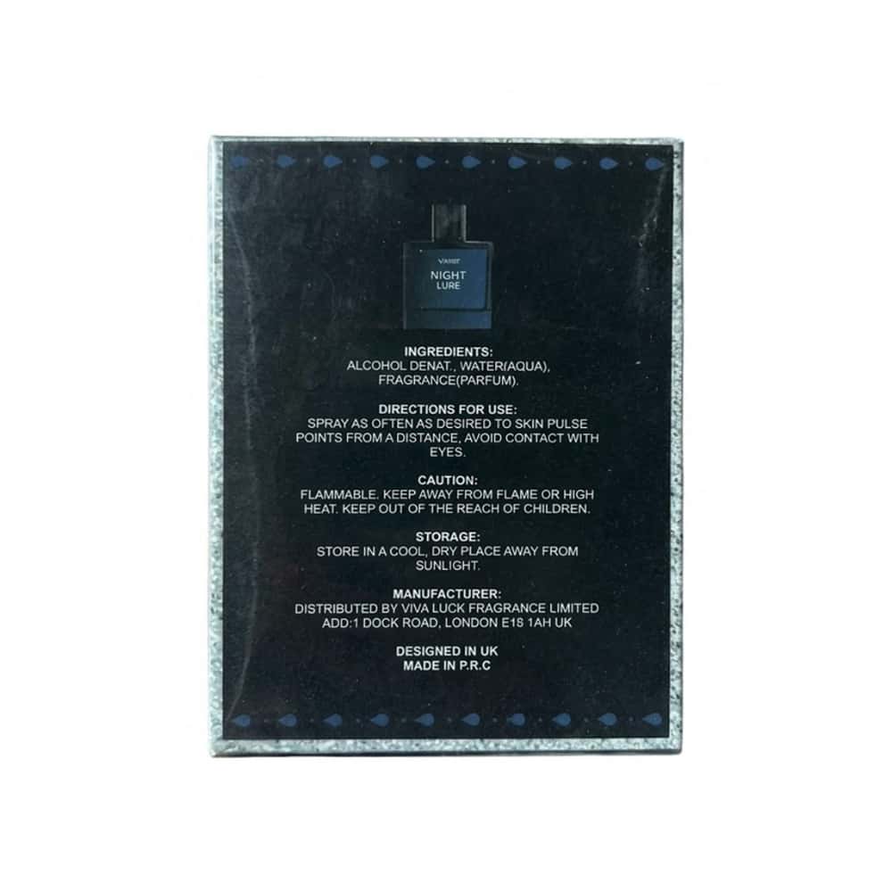Perfume agua de tocador para hombre Night Lure V.V.Love - Miniatura 2