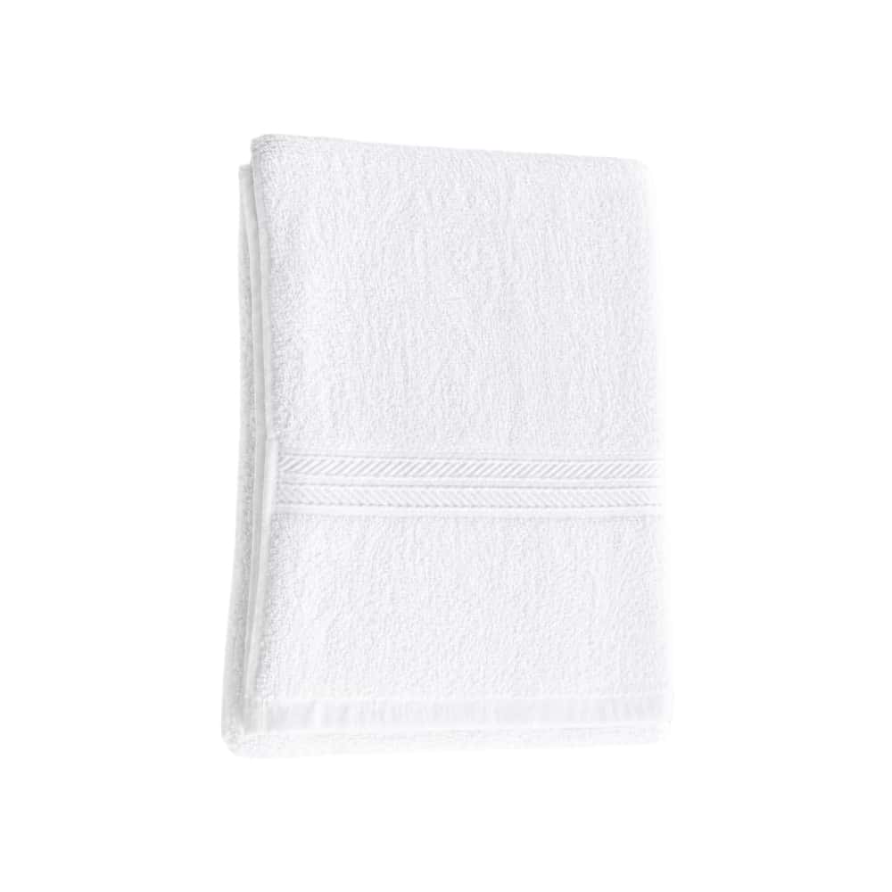 Toalla blanca grande 100% algodón 87 cm x 150 cm La Finca - Miniatura 1