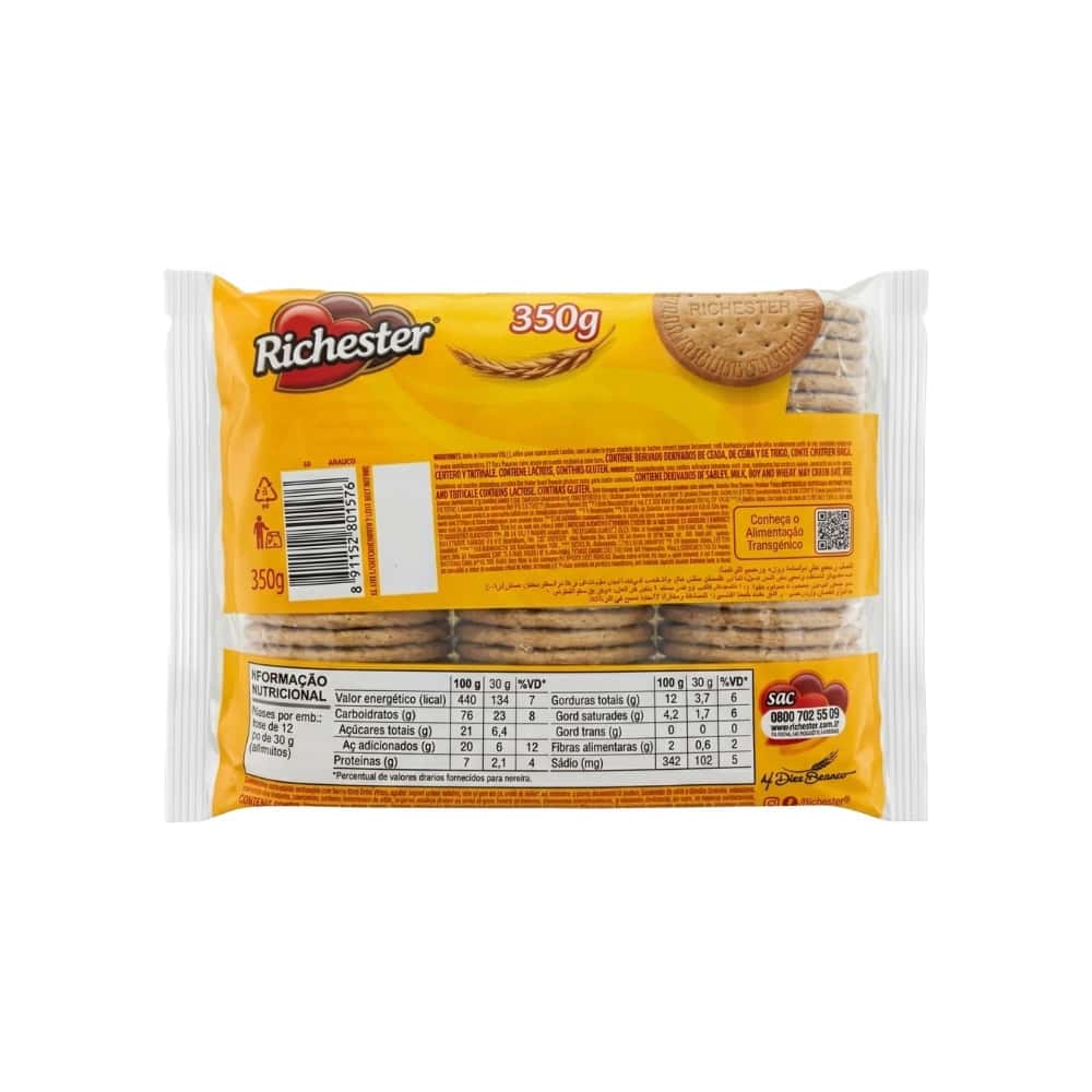 Galletas dulce tipo María Richester (350 g / 12.35 oz) - Miniatura 3