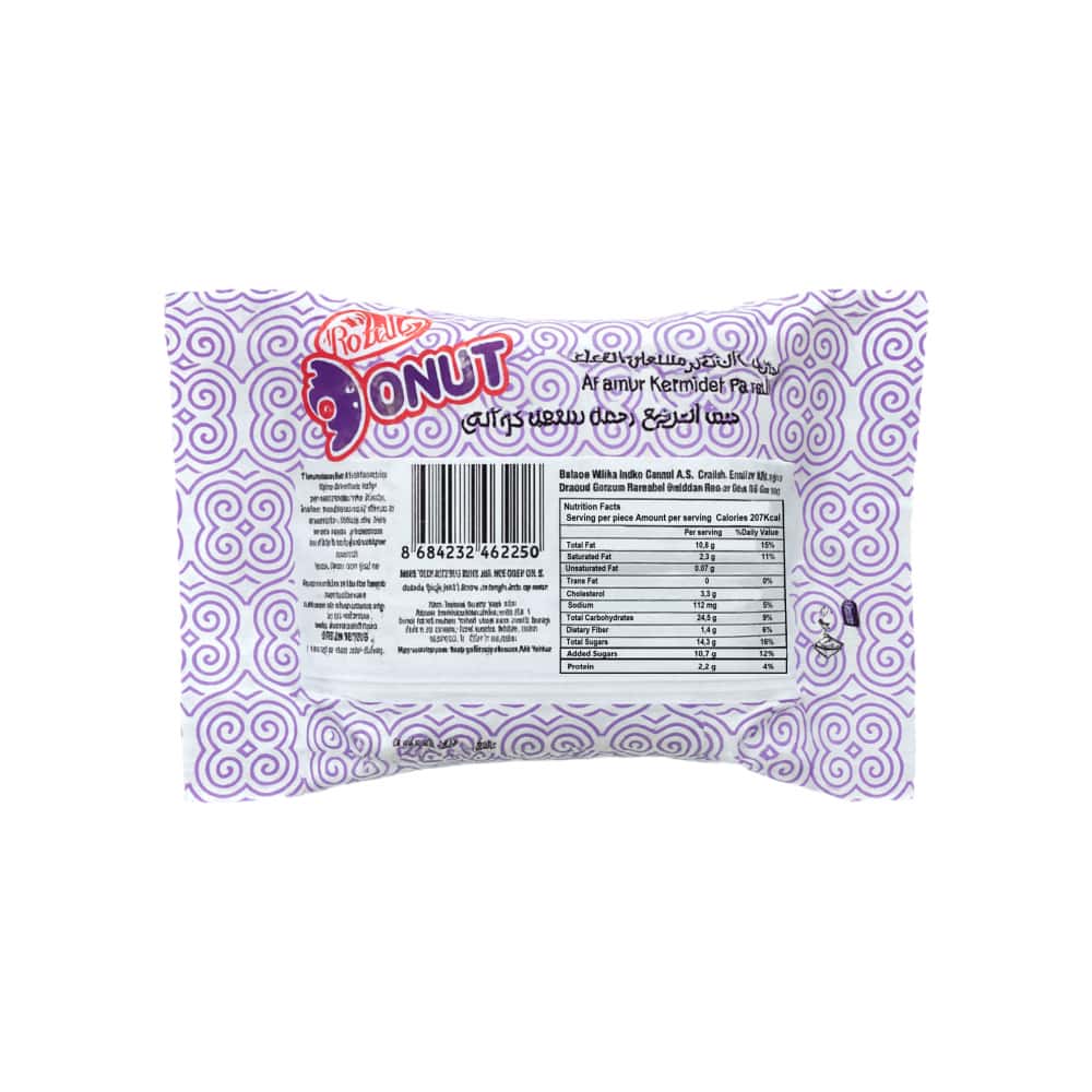 Pastel de donut cubierto de chocolate con crema con sabor a frutos rojos Rozella (30 g / 1.05 oz) - Miniatura 2