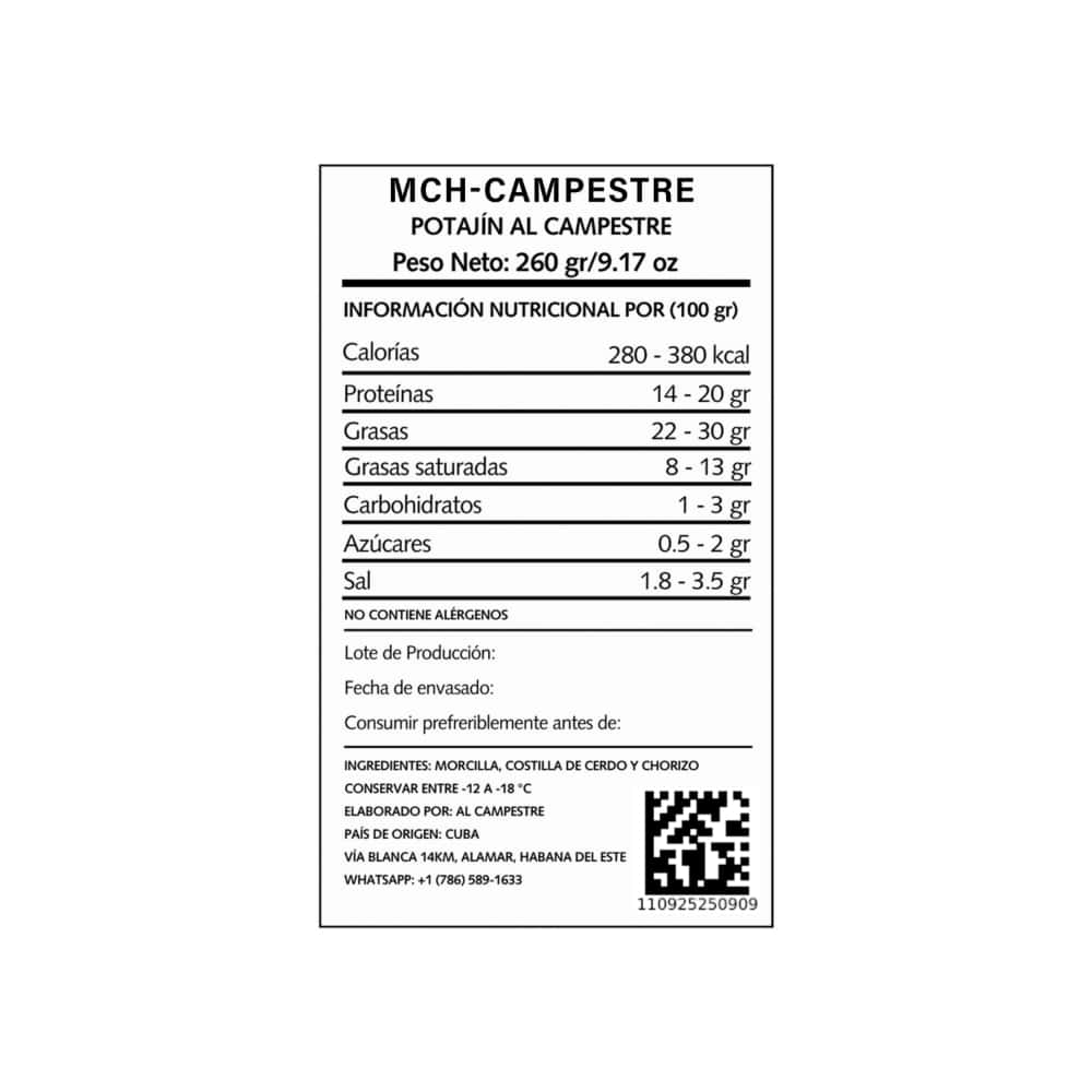 Potajín MCH Campestre (260 g / 9.17 oz) - Miniatura 2