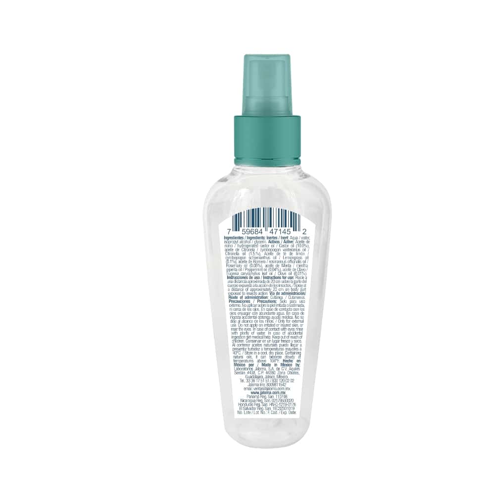 Repelente de insectos con ingredientes naturales Jaloma (60 ml) - Miniatura 2