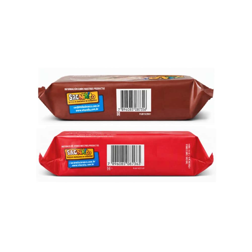 Galletas dulces con crema sabor chocolate Nikito (51.6 g / 1.82 oz) y Galletas dulces con crema sabor fresa Nikito (51.6 g / 1.82 oz) - Miniatura 2