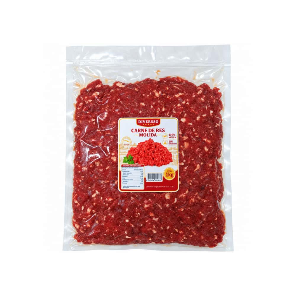 Carne de res molida magra Diversso (1 kg / 2.2 lb) - Miniatura 1