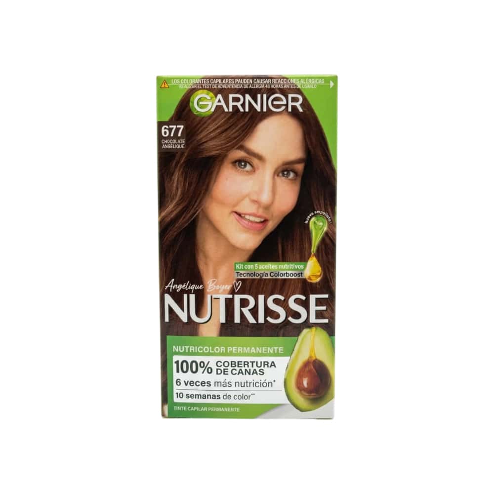 Tinte No.677 Chocolate Angélique Nutrisse Garnier - Miniatura 2