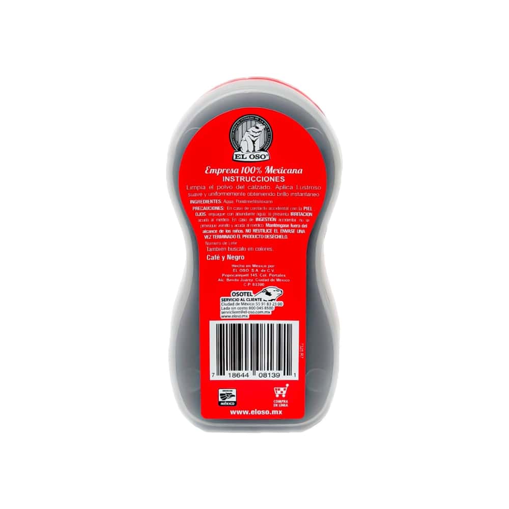 Esponja lustradora para calzados color neutro El Oso - Miniatura 3