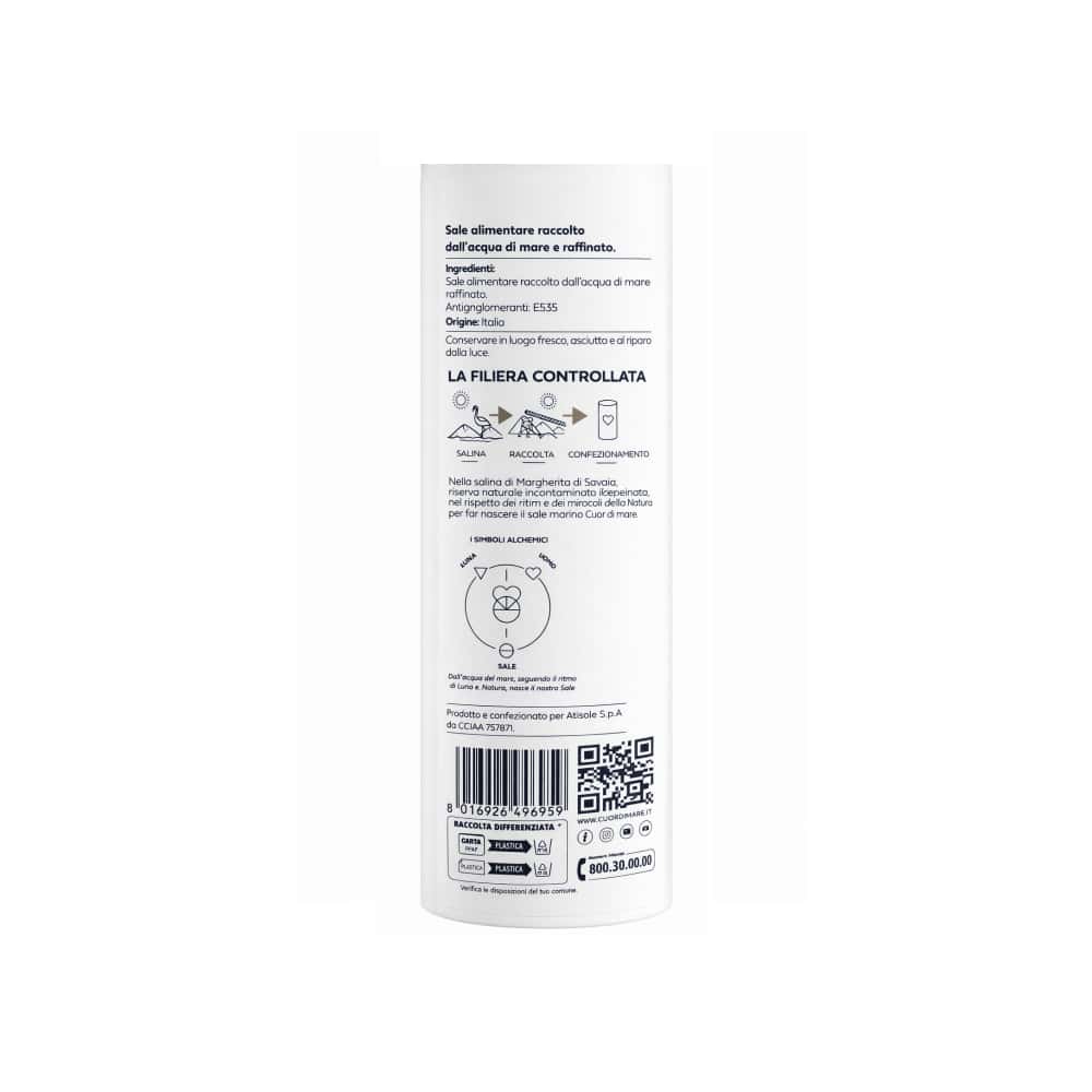 Salero con sal marina fina Cuor Di Mare (250 g / 8.81 oz) - Miniatura 6