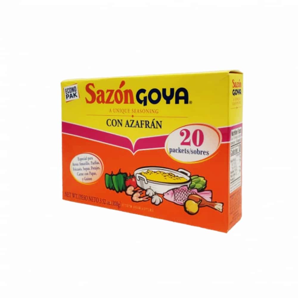 Sazón con azafrán Goya (100 g / 3.52 oz) - Miniatura 3