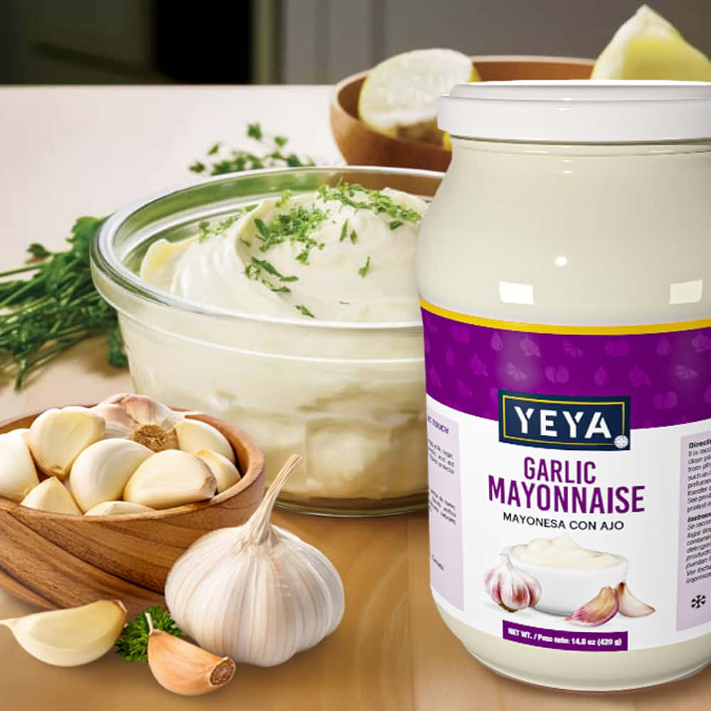 Mayonesa con ajo YEYA (420 g / 14.8 oz) - Miniatura 2