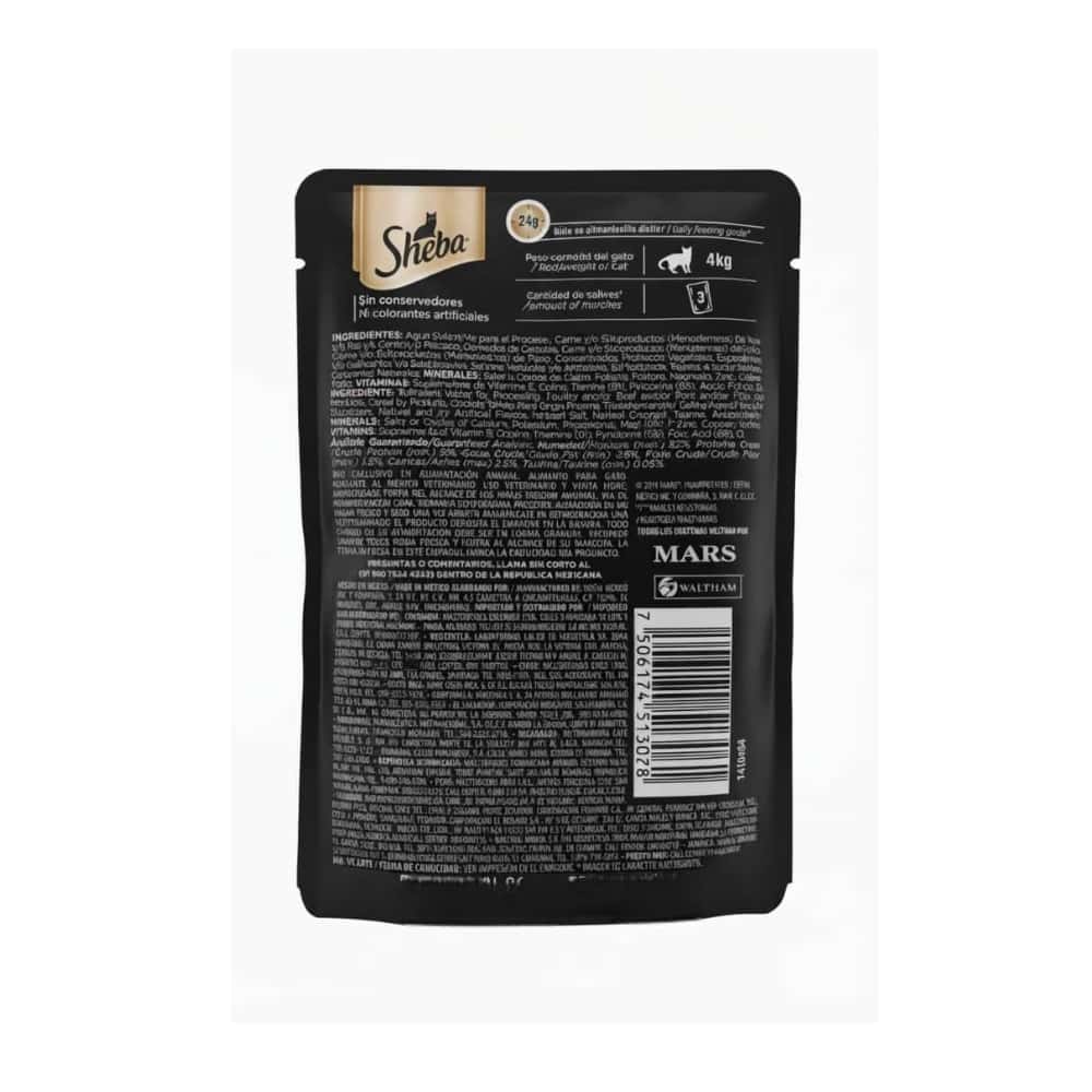 Comida húmeda filetes selectos de salmón marinado Sheba (85 g / 2.99 oz) - Miniatura 3