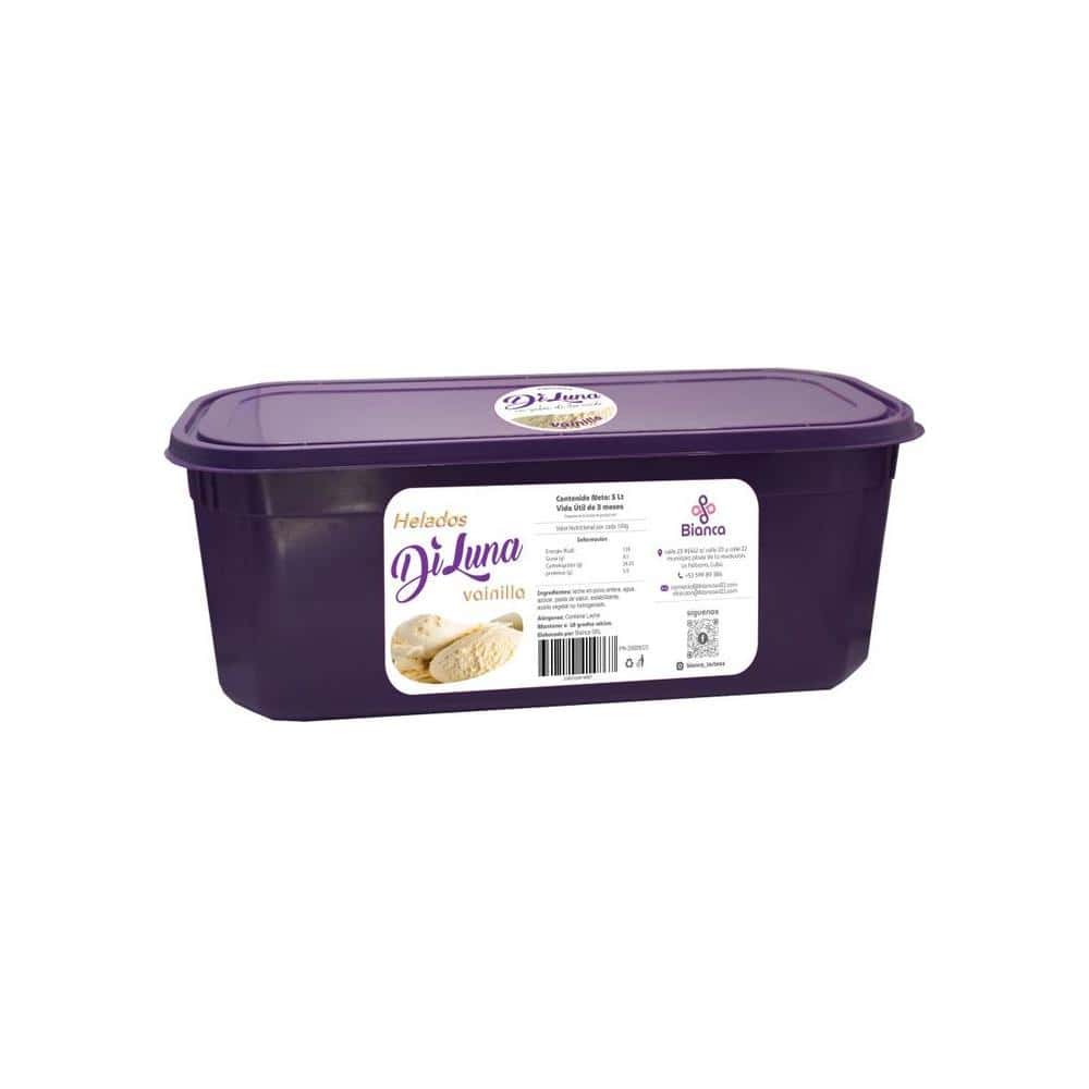 Helado sabor vainilla DiLuna (5 L) - Miniatura 1