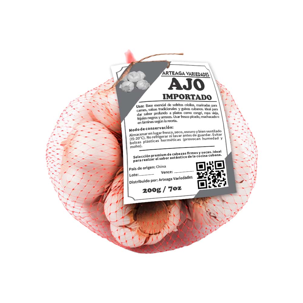 Ajo importado Artega Variedades (200 g / 7 oz) - Miniatura 1