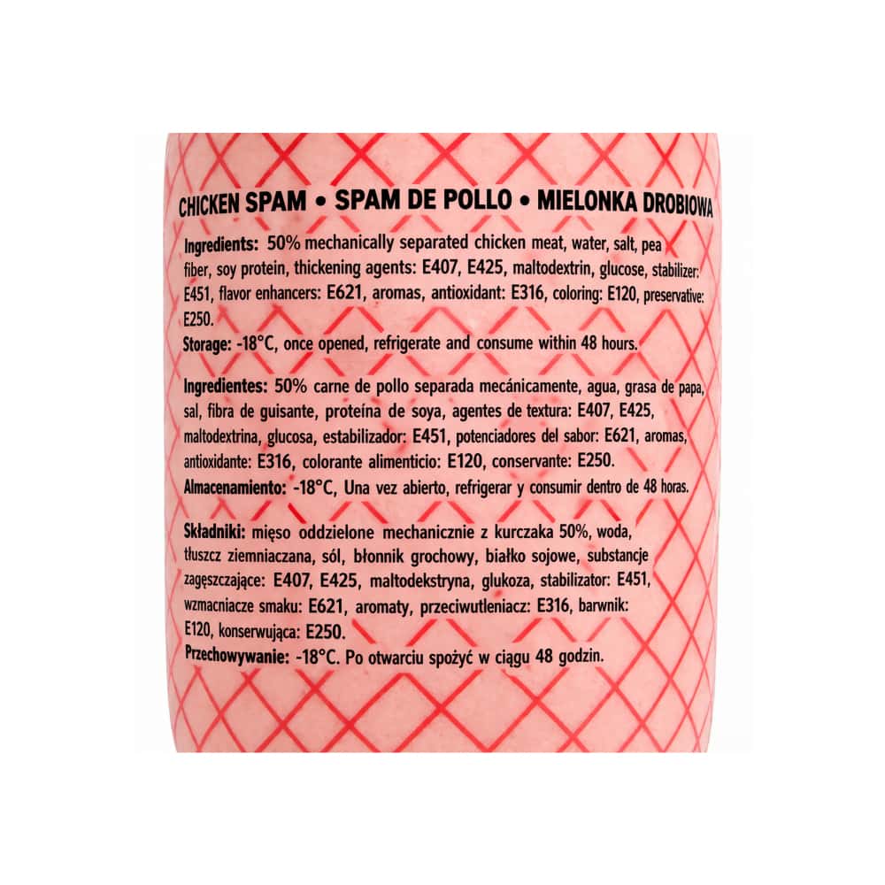 Spam de pollo Polskamp (400 g / 14.11 oz) - Miniatura 3