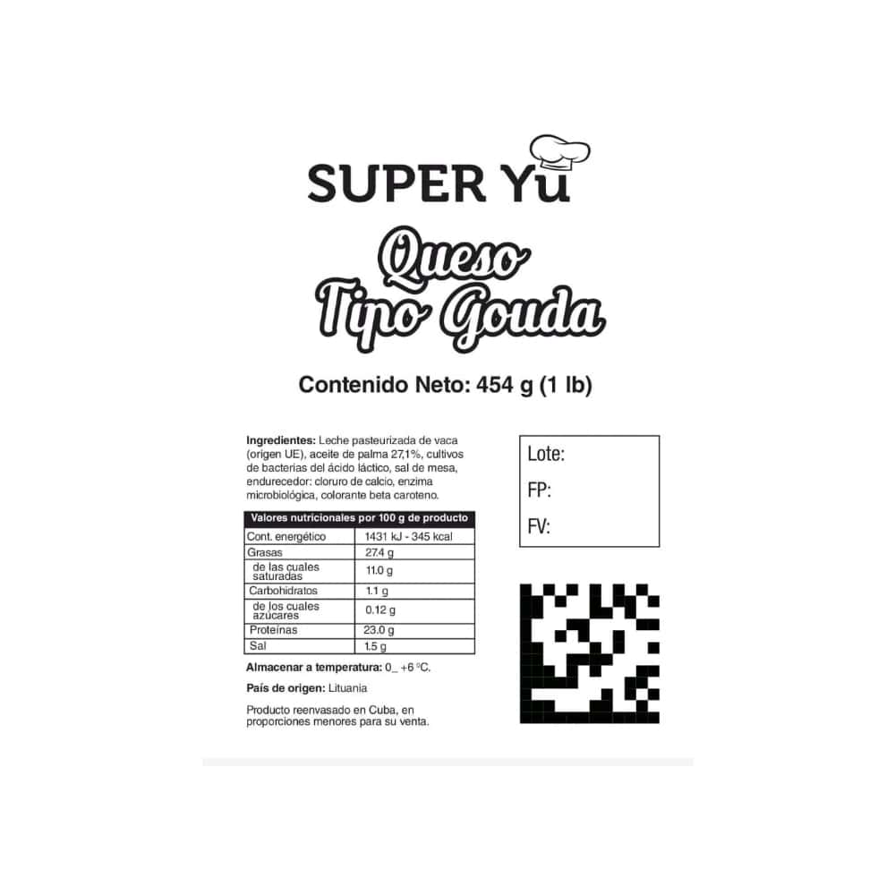 Queso tipo gouda Super Yu (454 g / 1 lb) - Miniatura 4