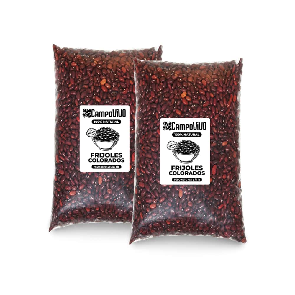 Frijoles colorados Campo Vivo (2 x 454 g / 1 lb) - Miniatura 1