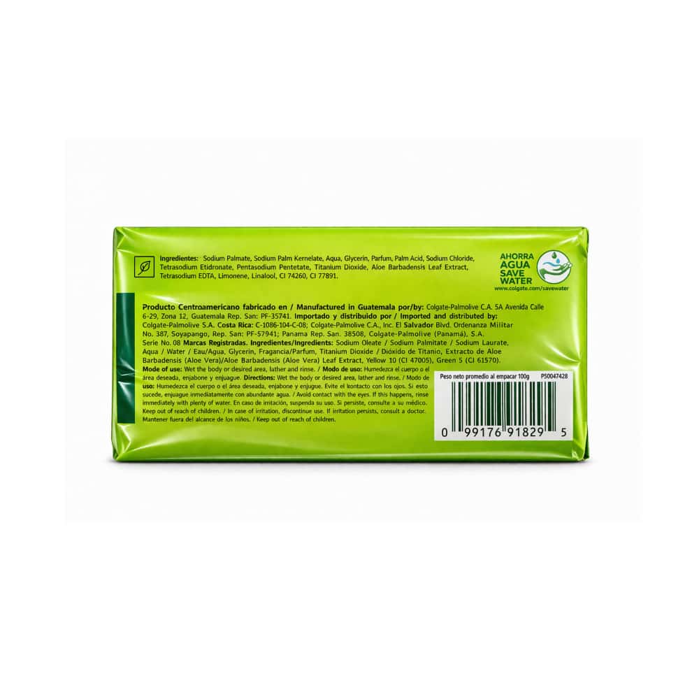 Jabón humectante de oliva y aloe vera Palmolive (100 g / 3.5 oz) - Miniatura 2
