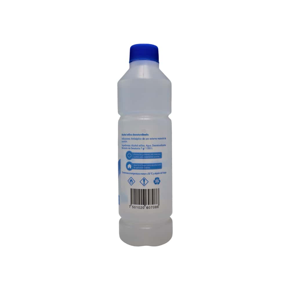 Alcohol etílico desnaturalizado 70º G.L Medimart (250 ml / 8.79 fl oz) - Miniatura 3