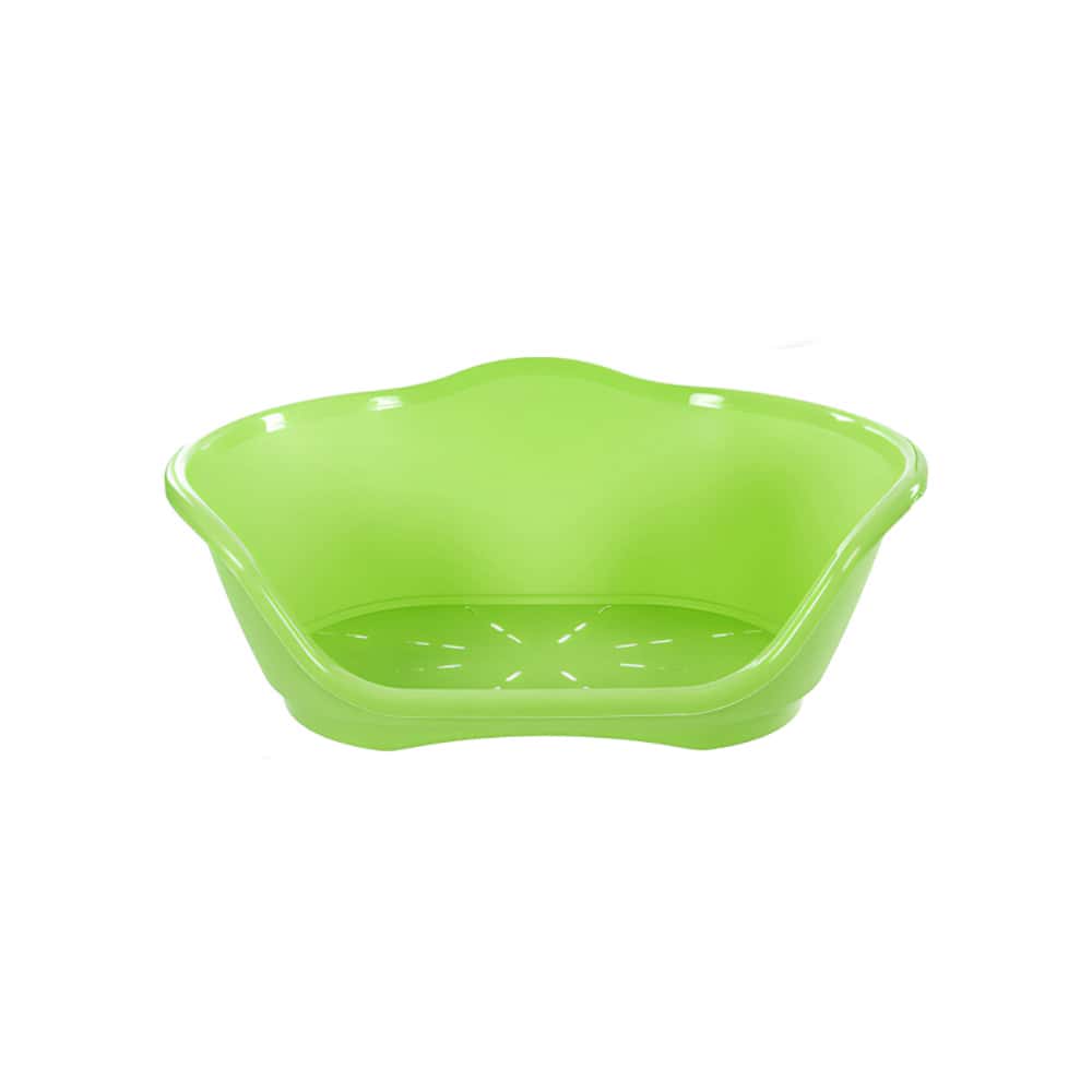 Cuna de plástico verde para mascotas de 65 cm x 41 cm Casa y Menaje - Miniatura 1