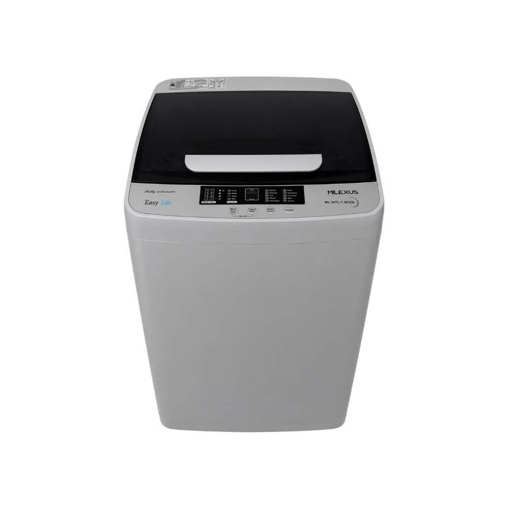 Lavadora automática de 7.5 kg gris Milexus ML-LVTL-7.5 kg - Miniatura 1